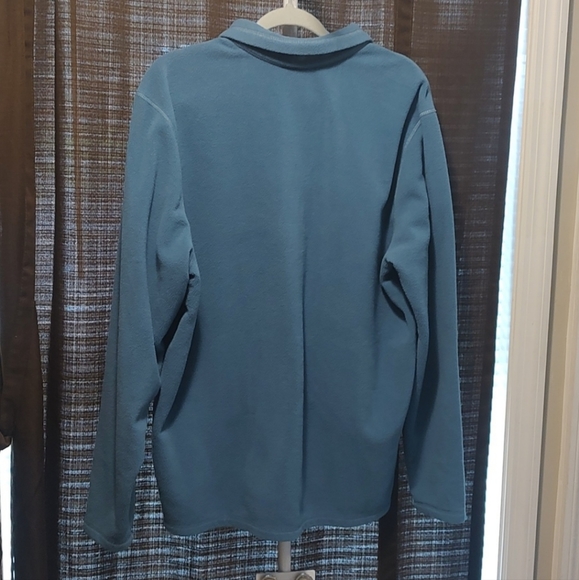 Eddie Bauer Qtr Zip Blue Pullover Sweater size XL - Picture 2 of 3